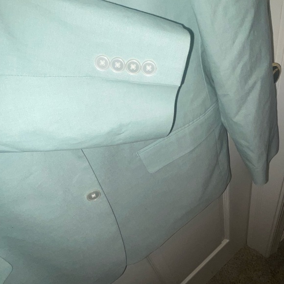 ✨💚 Men’s Chaps XL Mint Green Blazer – Barely Worn 💚✨ - Picture 8 of 9